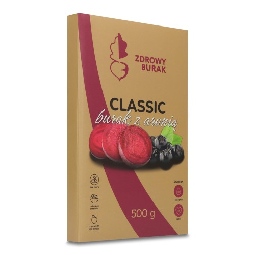 Zdrowy Burak Classic 500 g – burak z aronią w kartoniku