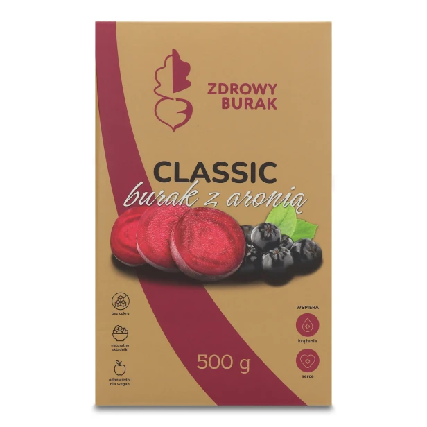 Zdrowy Burak Classic 500 g – liofilizowany burak z aronią