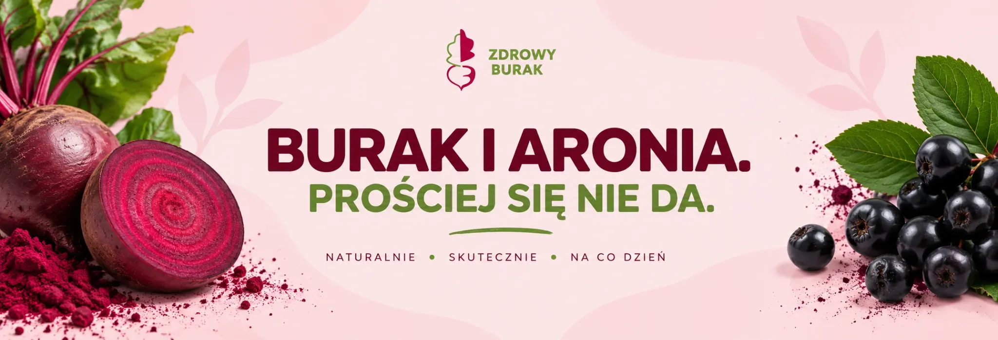 Zdrowy Burak – burak i aronia w wygodnej formie proszku